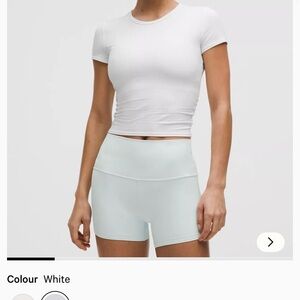 All It Takes Back-Twist Ribbed Short-Sleeve Shirt